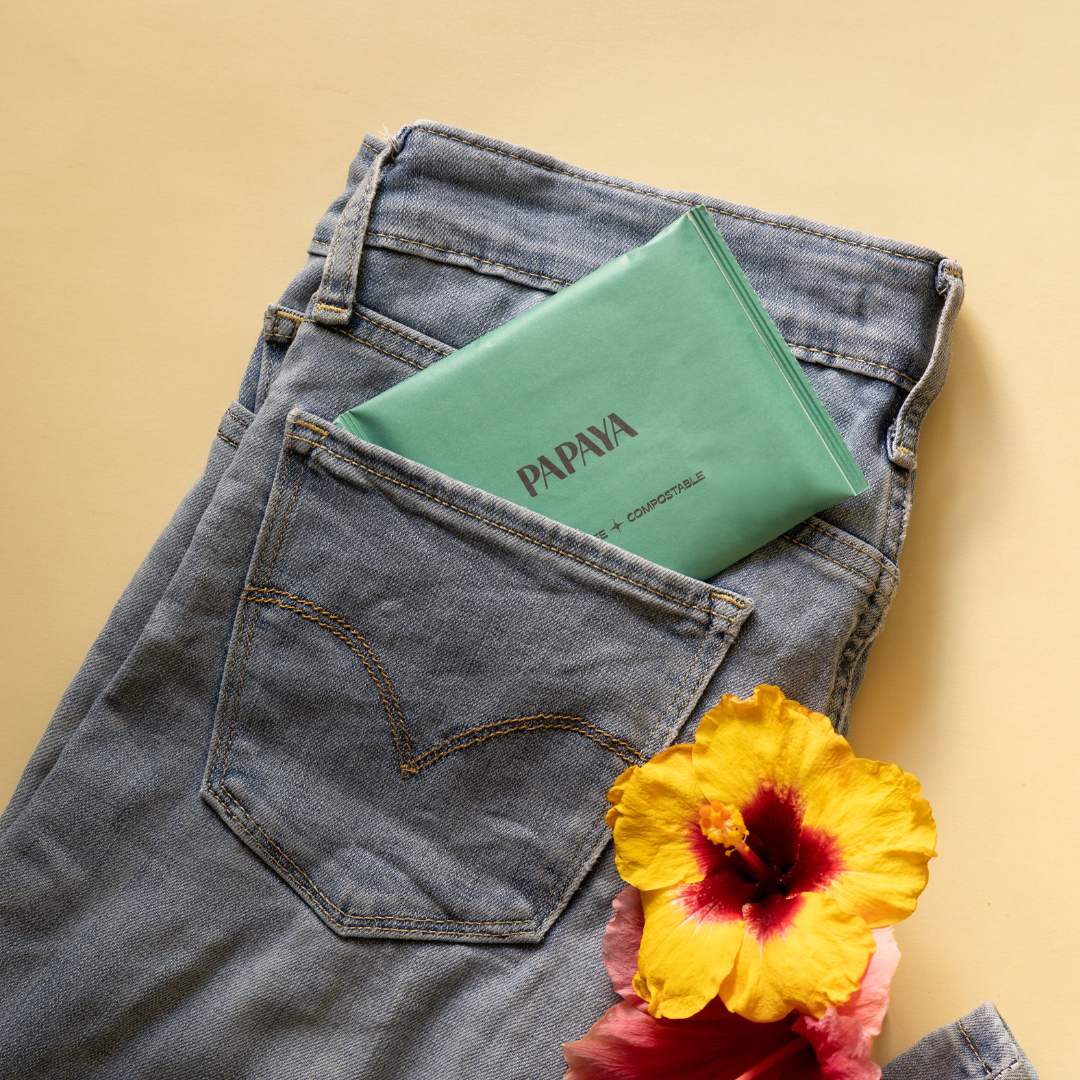 Papaya Medium Flow Menstrual Pads