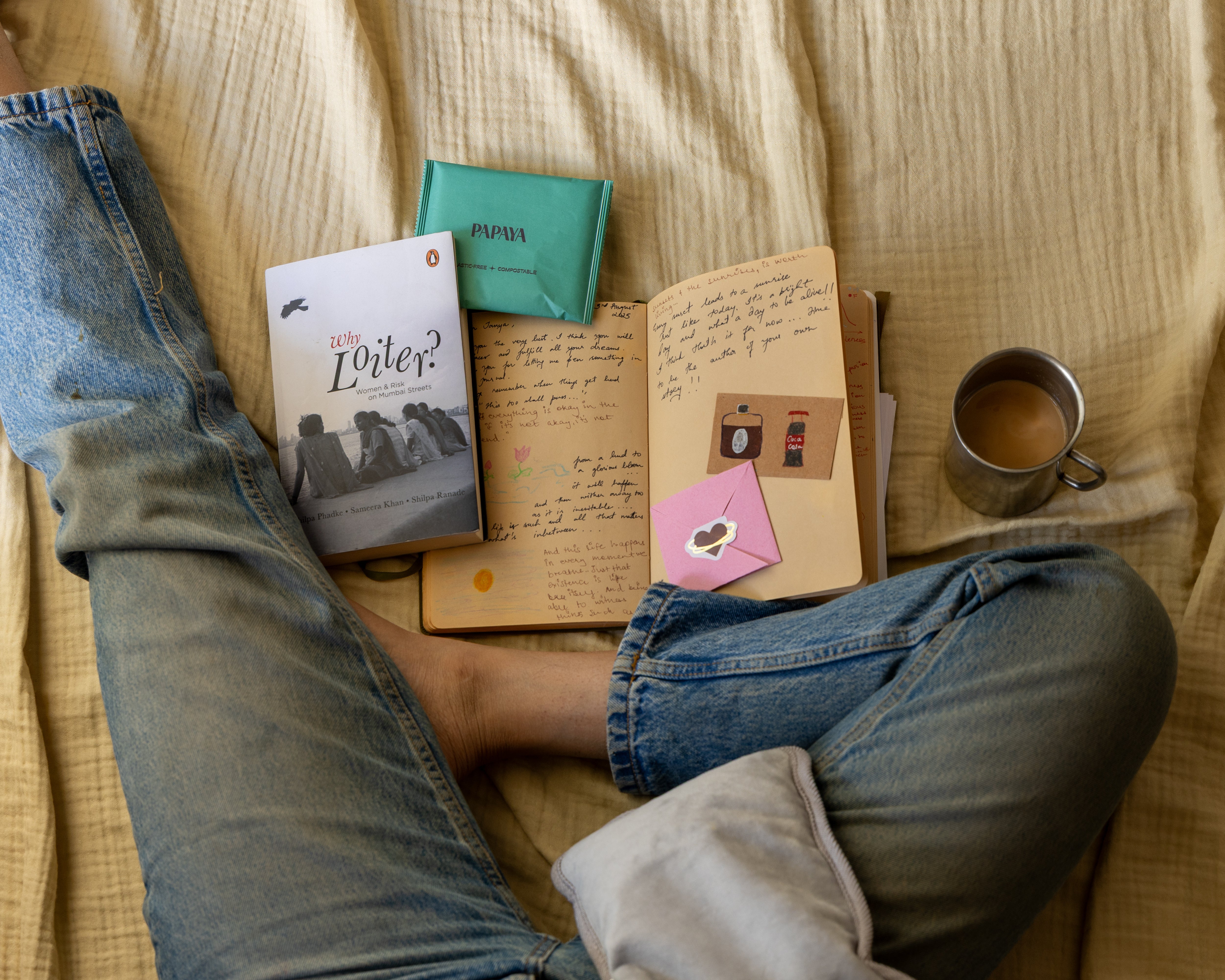 Papaya Medium Flow Menstrual Pads