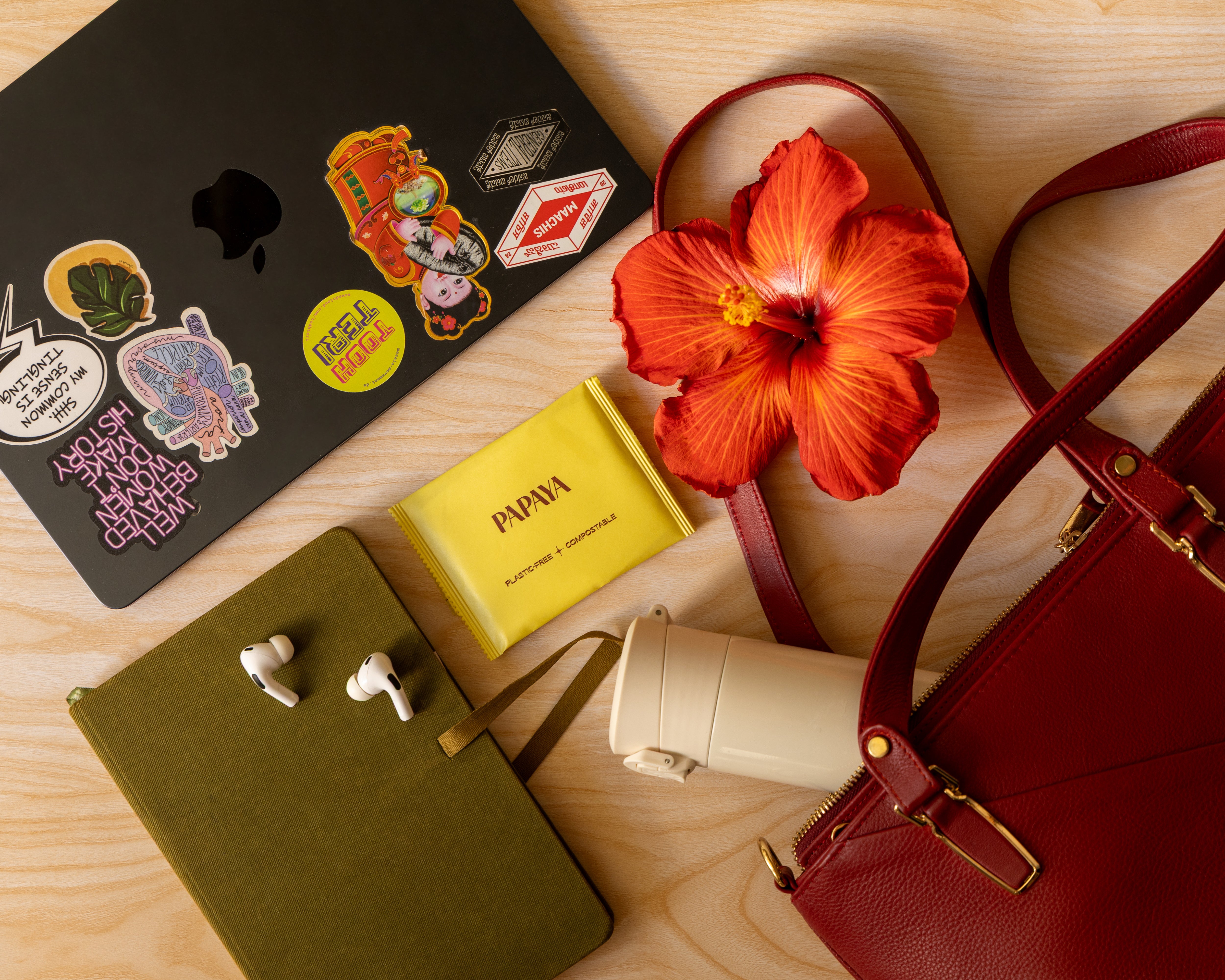 Papaya Light Flow Menstrual Pads